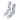 Thrasher Socks - Gonz Logo Crew White Socks
