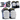 Pro-Tec Street Adult Pad 3 Pack - Santa Cruz