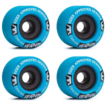 RAD Longboard Skateboard Wheels - Feather 63mm