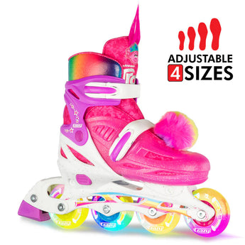 Crazy Skates - TROLLS Size Adjustable Inline Skates Poppy Pink