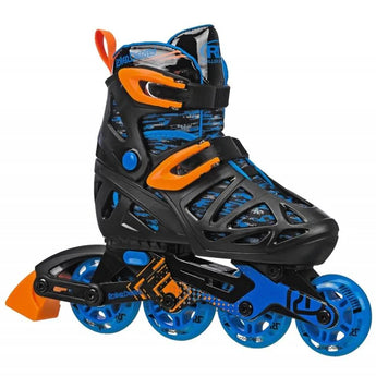 RDS - Tracer Black/Orange Boys Adjustable Inline Skates