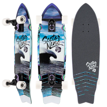 Sector 9 - Wavepark Shadow Complete Cruiser Skateboard