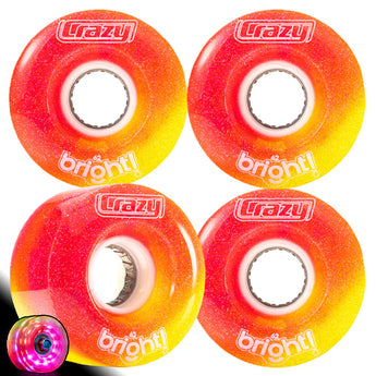 Crazy Skates - BRIGHTS LED Light Up Roller Skate (4 pack)