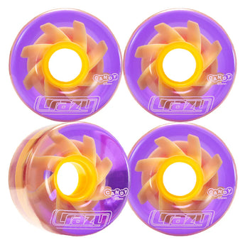 Crazy Skates - Wheel Candy Outdoor Roller Skate Wheels (4 pack)