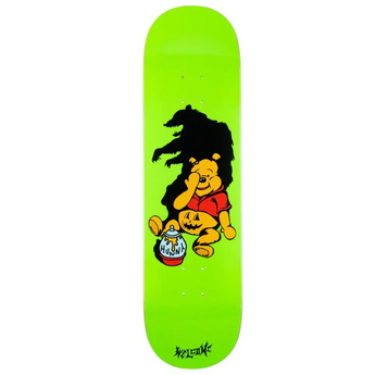 Welcome Skateboard Deck - Hunny On Evil Twin Neon Green 8.5"