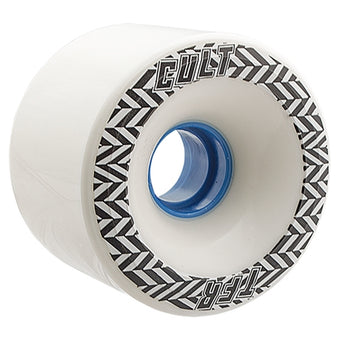 Cult Longboard Skateboard Wheels - Centrifuge TFR 71mm 85a WHT/BLU