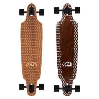 Gold Coast Longboards - Choc Honeycomb Drop Through Longboard