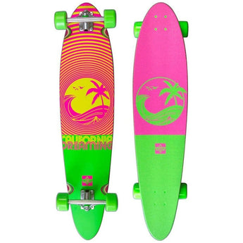 Duster - California Dreaming Neon Green Pintail Longboard 40"