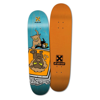 H-Street Skateboard Deck - Lion/Ale Mazzara Assorted Colours 8.25"