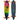 Duster - Moto Fades Pink/Orange/Teal Pintail Longboard 37"