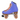 Moxi Skates - Beach Bunny Periwinkle Skates
