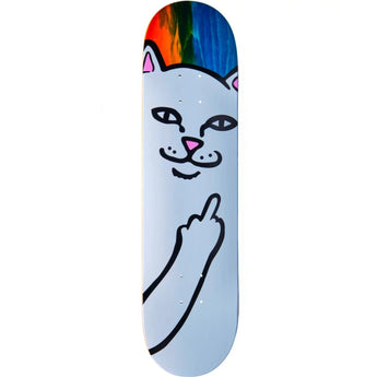 RipNDip Skateboard Deck - Lord Nermal Orange/Aqua 8.0"