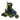 Rollerblade - Microblade 3WD Blue Royal/Lime Kids Adjustable Inline Skate