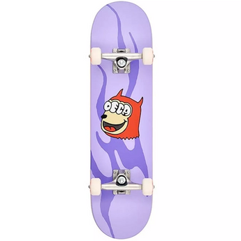 Deca Complete Skateboard - Kids Dex Midi Purple 7.6"