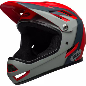 Bell Sanction Full Face Helmet Matt Crimson/Slate/Dark Grey