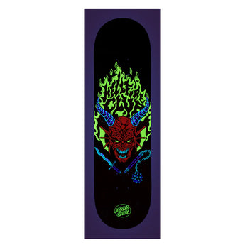 Santa Cruz x Stranger Things Skateboard Deck - Hellfire Club 8.25"