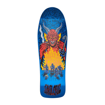 Santa Cruz x Stranger Things Skateboard Deck - Knox Hellfire Pit 10.07"