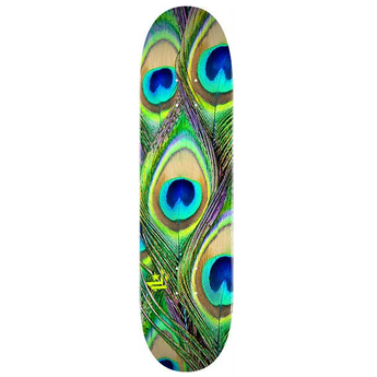 Mini-Logo Skateboard Deck - Peacock Feather