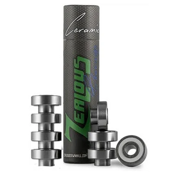 Ceramic Zealous Downhill Skateboard Bearing 8 pack