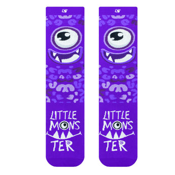 Crazy Socks - Little Monster Purple