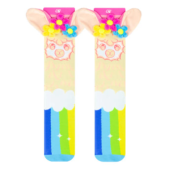 Crazy Socks - Llama Flowers