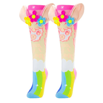 Crazy Socks - Llama Flowers