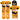Crazy Socks - Little Monster Orange