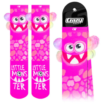 Crazy Socks - Little Monster Pink