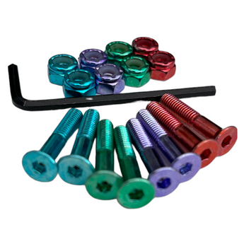 Trinity Bolts 1" Allen Multi-Coloured Annodized