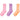 Impala stripe Sock 3 Pack Fruit
