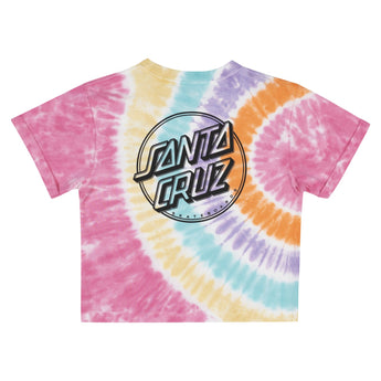 Santa Cruz Contra dot Mono Youth T-shirt Mult Tie Dye