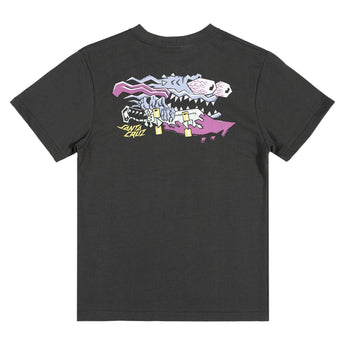 Santa Cruz Meek Scratched Slasher Youth T-shirt Onyx