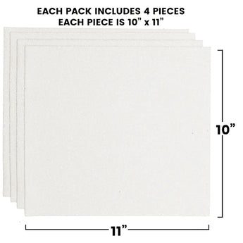 Vicious Longboard Griptape -  Clear Squares 4 Pcs 10″ x 11″